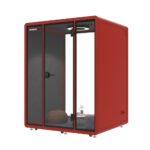 Customized Office Booth Soundproof Private Studio Office Pods 4 Seaters Meeting Pod - Image 4