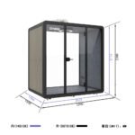 Quiet Sound Insulation Board As Work Pod Office Building Easy Assemble Meeting Booth Soundproofing Materials CE ISO - Image 4