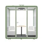 Quiet Sound Insulation Board As Work Pod Office Building Easy Assemble Meeting Booth Soundproofing Materials CE ISO - Image 3