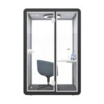 65% Absorption Interior Booths Soundproof Office Pod Furniture Overall Mold Production Personal Soundproof Booth with CE - Image 3