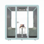 Customized Indoor Soundproof Office Meeting Booth  Acoustic Open Office Booth Office Phone Booth for Business Use - Image 3