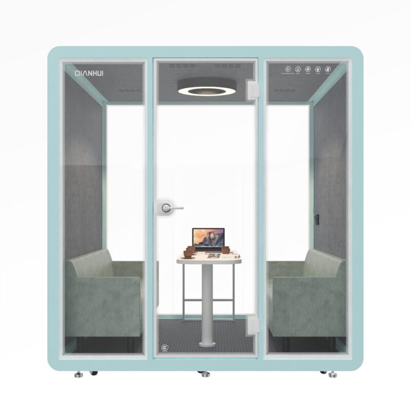 Customized Indoor Soundproof Office Meeting Booth  Acoustic Open Office Booth Office Phone Booth for Business Use - Image 3