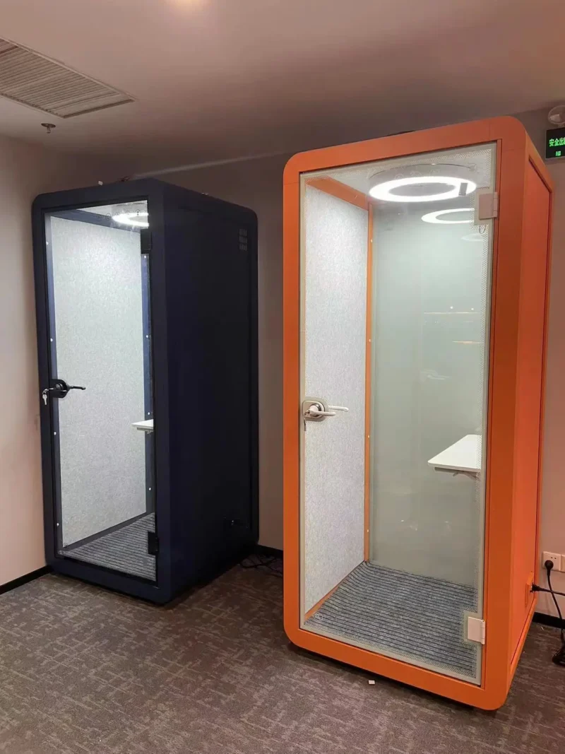 Soundproof Office Booth for Singing Reading Office Building Private Phone Booth for One Person - Image 7
