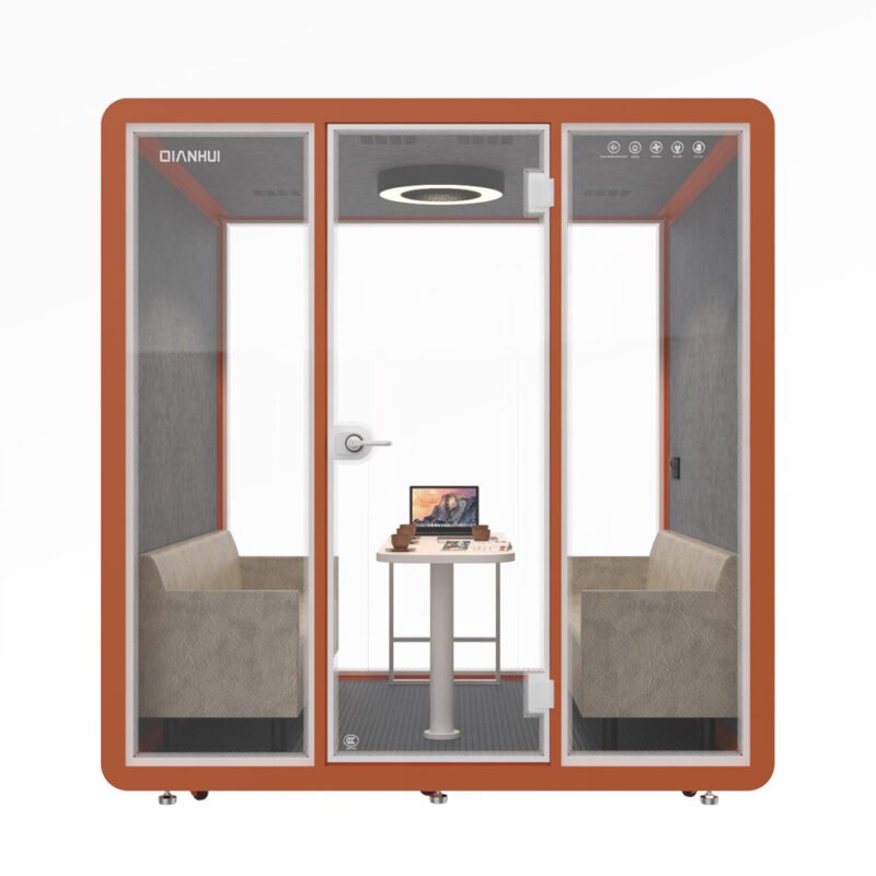 Soundproof Office Pod Meeting Booth Acoustic Open Learning and Teaching Booth Can Be Placed in Education Institution - Image 4
