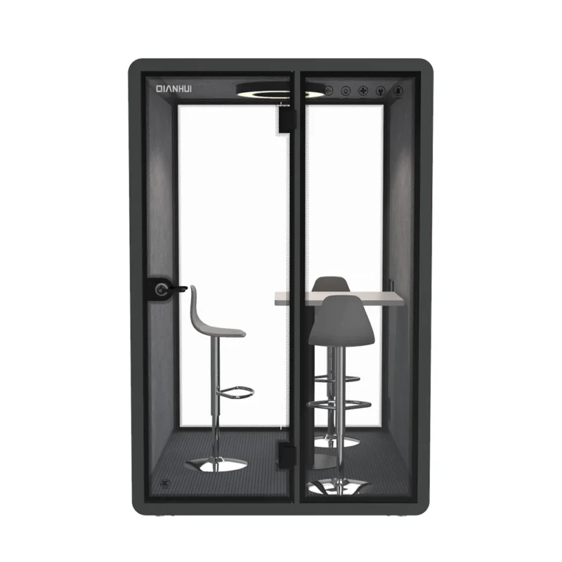 Customized 2.7 square Meter  Movable Soundproof Meditation Pod Office Pod Soundproof Booth Prefab Office Pod with Sofa Desk - Image 3