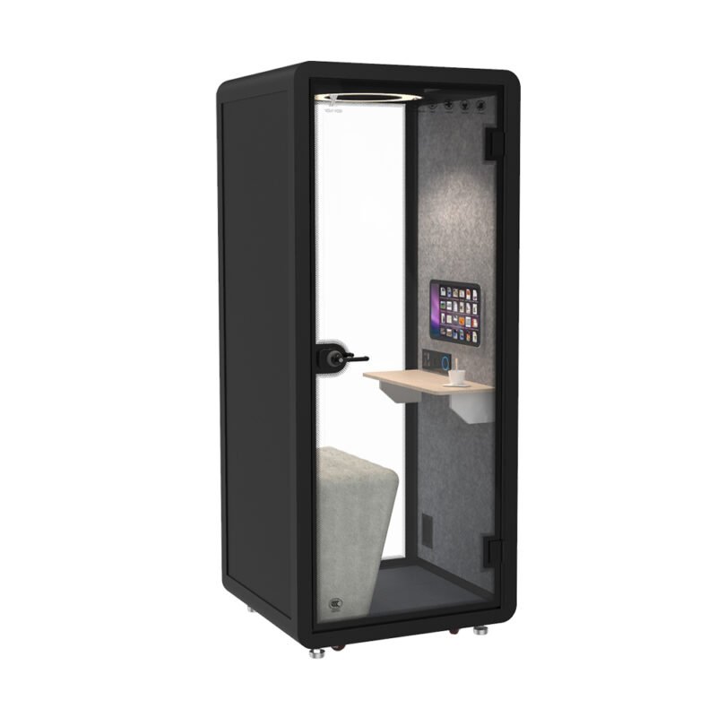 Portable 35db Soundproof Office Phone Booth Acoustic Open Learning and Teaching Booth Office Pod - Image 3