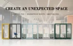 Soundproof Portable Office Pod Booth Meeting Acoustic Recording Booth Soundproof Booths Dual USB Type-C Data Supply - Image 6