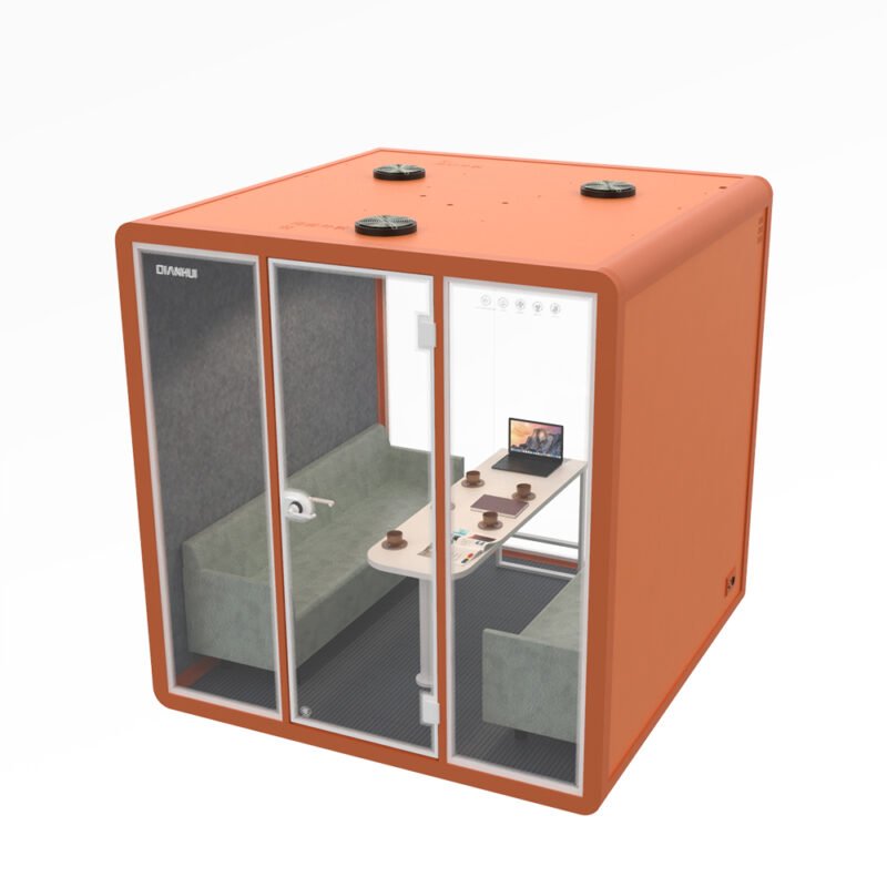 Soundproof Office Pod Meeting Booth Acoustic Open Learning and Teaching Booth Can Be Placed in Education Institution - Image 1