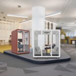 Customized Commercial Soundproof Booth Conversation Meeting Room Portable Booth Large Soundproof Office Booth with Power Supply - Image 6