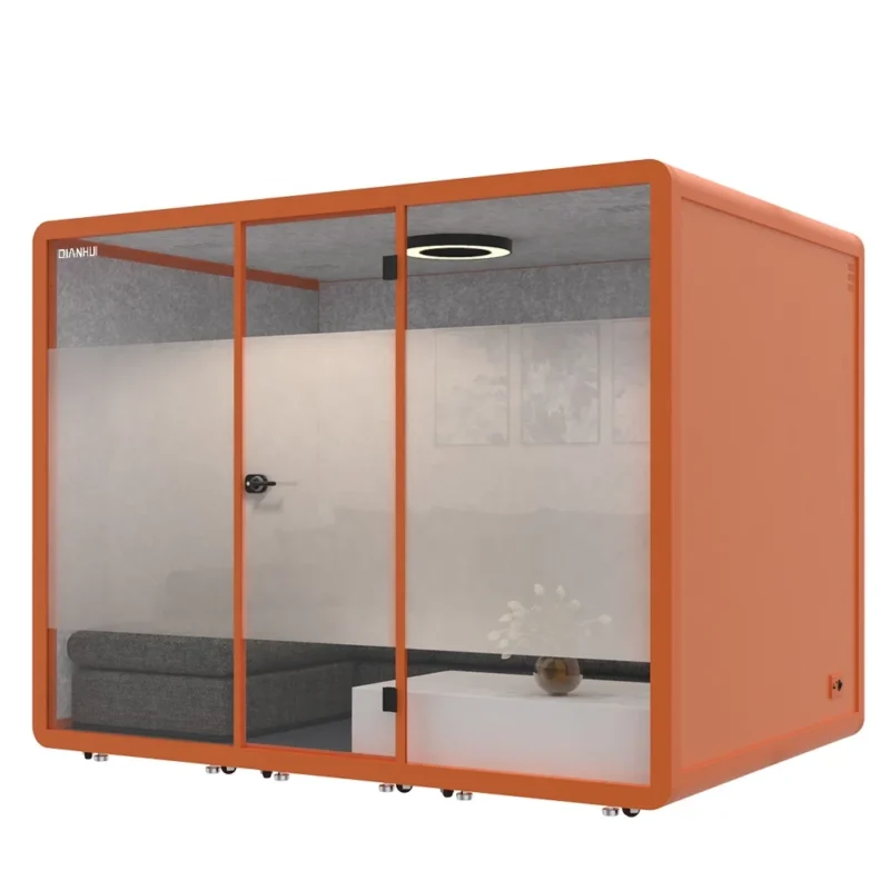 Customized Portable Studio Office Pod Work Sound Proof with USB Socket and air Purification System OEM - Image 1