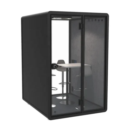 Customized 2.7 square Meter  Movable Soundproof Meditation Pod Office Pod Soundproof Booth Prefab Office Pod with Sofa Desk