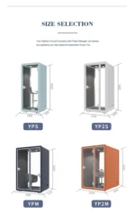 6.38 CBM Modern Design Office Pod Workstation 4 Seating Pods Fast Assemble Sound Acoustic Office Pods ODM - Image 7