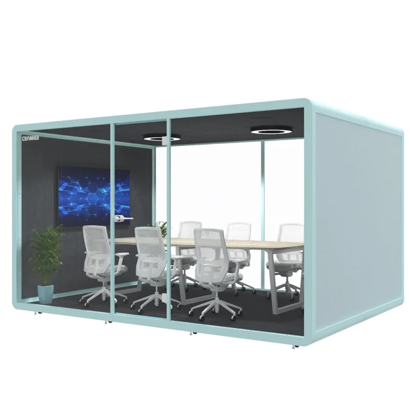 Easy Installation 35db Soundproof Office Meeting Booth Acoustic Meeting Pod - Image 1