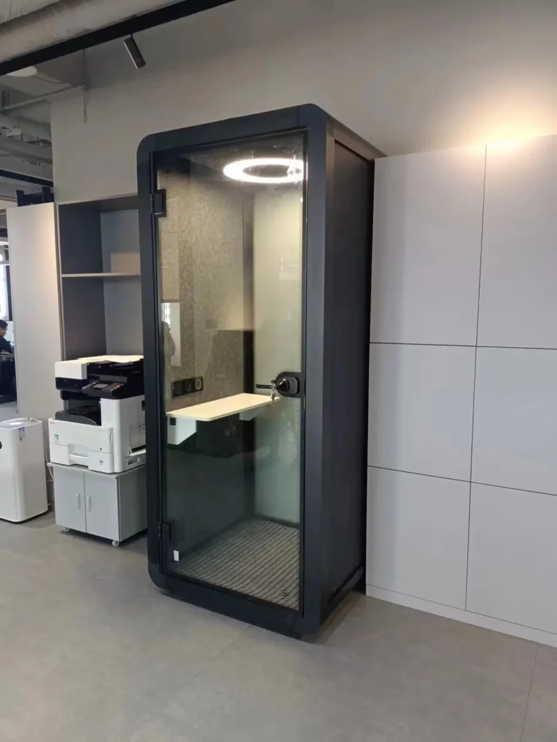 Soundproof Office Booth for Singing Reading Office Building Private Phone Booth for One Person - Image 6