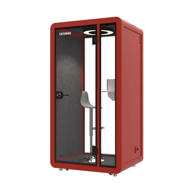 Customized Movable and Assemble Soundproof Office Phone Booth with Fresh air System - Image 3