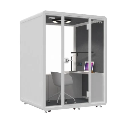35db Soundproof Education Booth Sound Proof Learning Room Soundproof Mini Reading Room with 4000k Natural Light