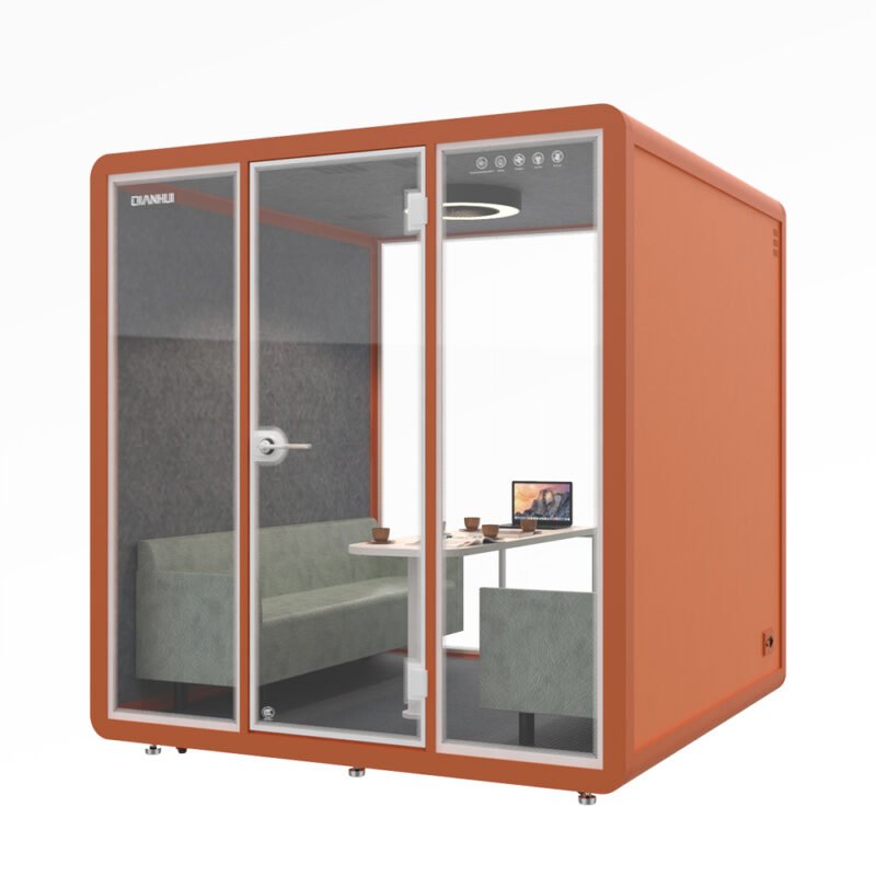 Soundproof Office Pod Meeting Booth Acoustic Open Learning and Teaching Booth Can Be Placed in Education Institution - Image 3