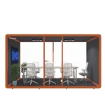 Customized Indoor 35db Soundproof Office Meeting Booth Acoustic Meeting Pod - Image 3