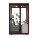 Customized Commercial Soundproof Booth Conversation Meeting Room Portable Booth Large Soundproof Office Booth with Power Supply - Image 3