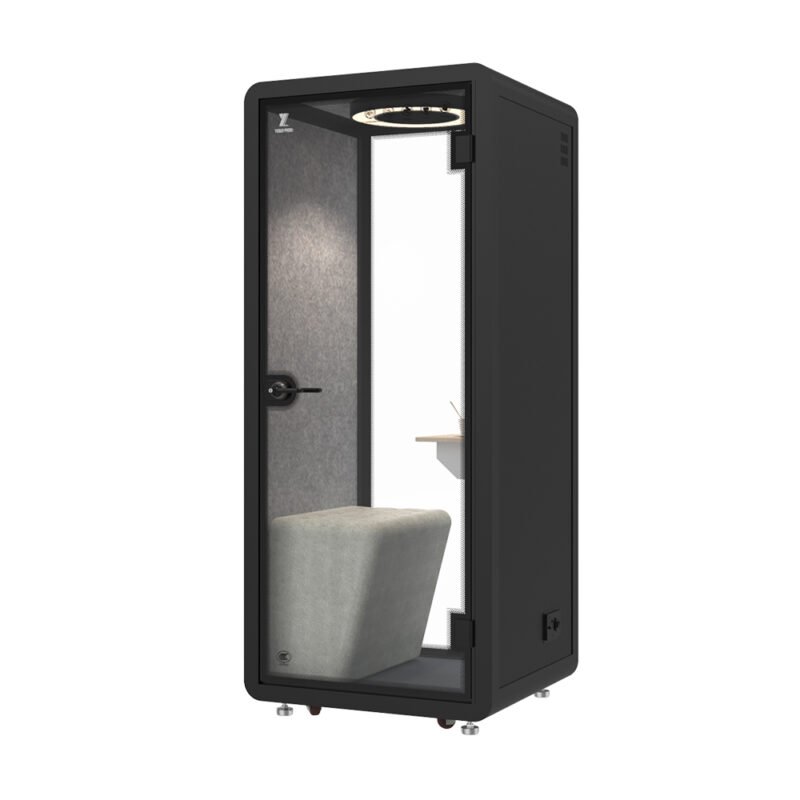Portable 35db Soundproof Office Phone Booth Acoustic Open Learning and Teaching Booth Office Pod - Image 1
