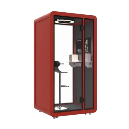 Customized Movable and Assemble Soundproof Office Phone Booth with Fresh air System