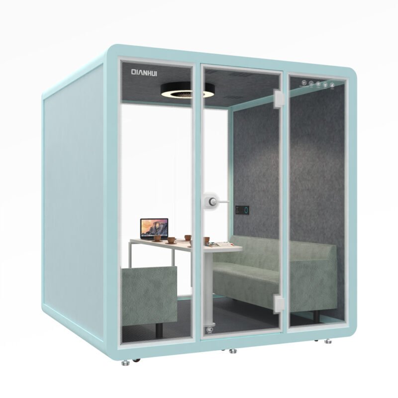 Customized Indoor Soundproof Office Meeting Booth  Acoustic Open Office Booth Office Phone Booth for Business Use - Image 1