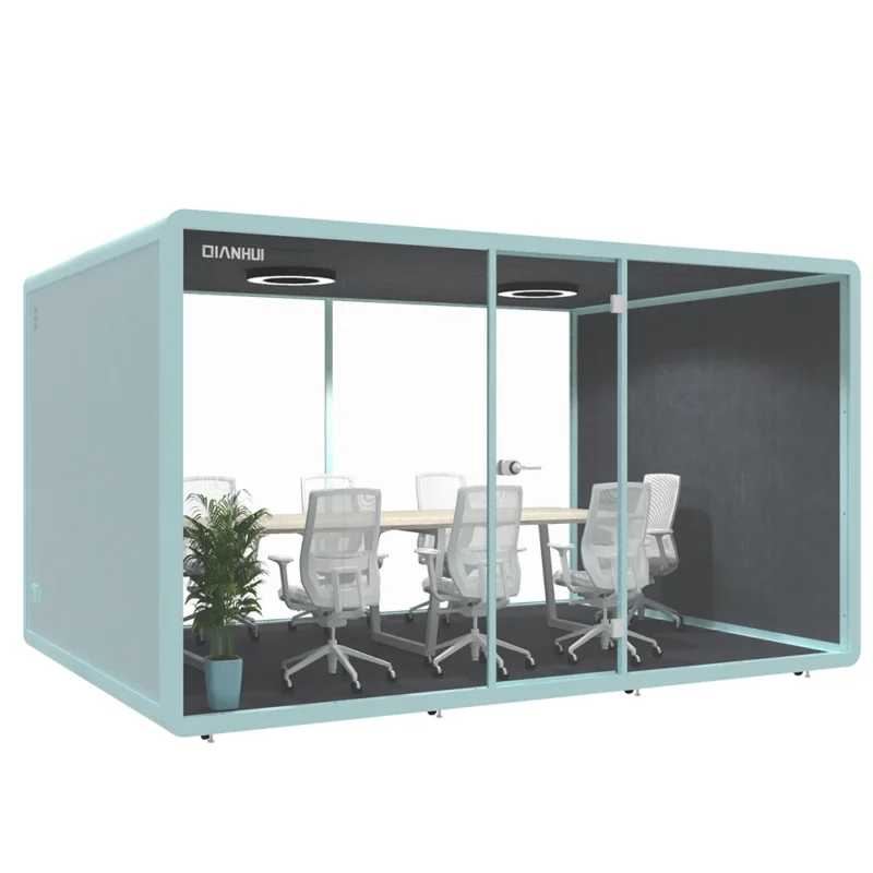 Easy Installation 35db Soundproof Office Meeting Booth Acoustic Meeting Pod - Image 4