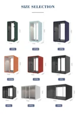 Easy Installation 35db Soundproof Office Meeting Booth Acoustic Meeting Pod - Image 7