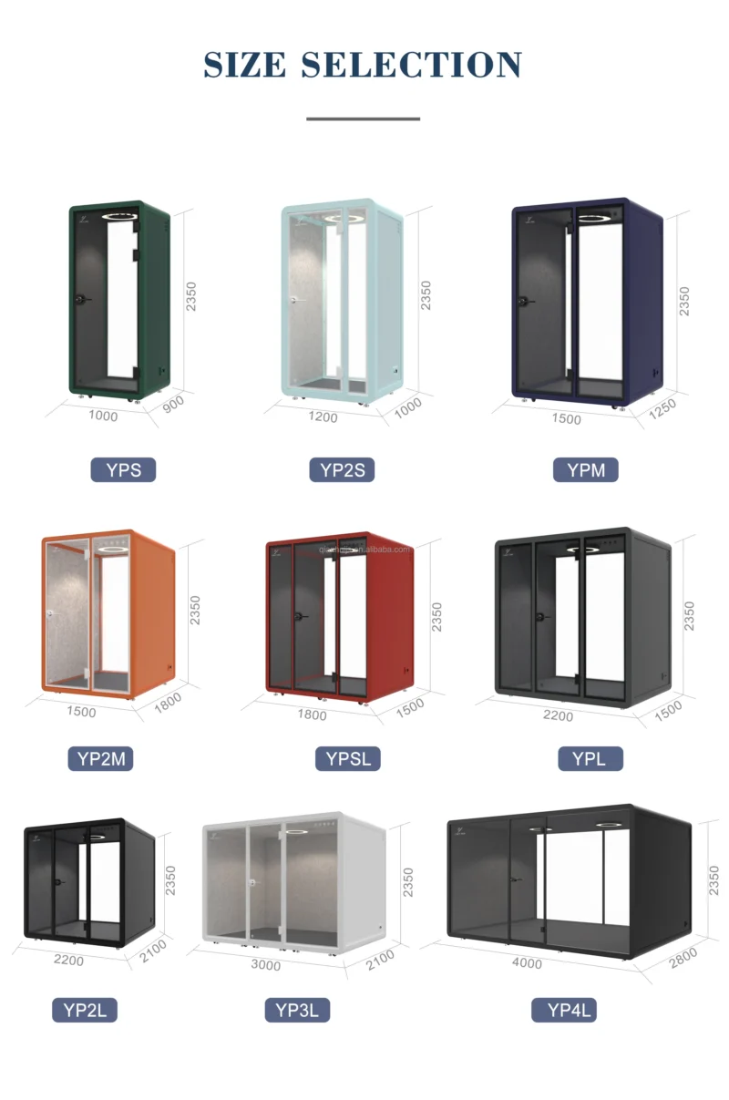 Easy Installation 35db Soundproof Office Meeting Booth Acoustic Meeting Pod - Image 7