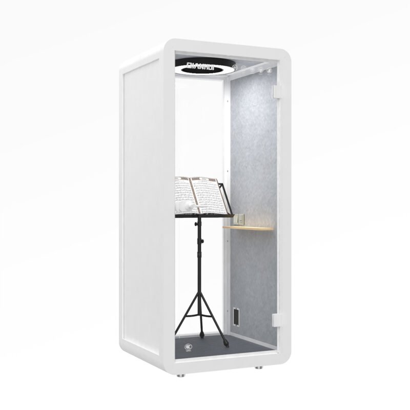 Clip-on Easy to Reassemble Soundproof Office Phone Booth British Single Person Telephone Booth with CE - Image 1