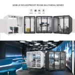 Customized Indoor Soundproof Office Meeting Booth  Acoustic Open Office Booth Office Phone Booth for Business Use - Image 7