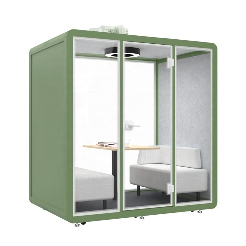 Quiet Sound Insulation Board As Work Pod Office Building Easy Assemble Meeting Booth Soundproofing Materials CE ISO - Image 1