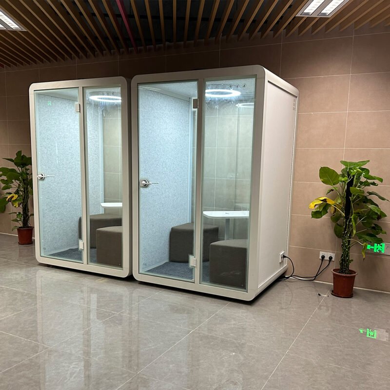 Workspace Acoustic Modern Office Working Booth for Meeting Reception and Group Work Soundproof Office Phone Booth Office pod - Image 4