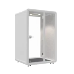 2 Person Workstation Portable Soundproof Booth in School Guidance Booth Listening Booth France 110V-240V Universal - Ảnh 8