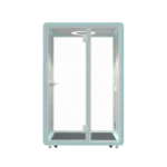 2 Person Workstation Portable Soundproof Booth in School Guidance Booth Listening Booth France 110V-240V Universal - Ảnh 6