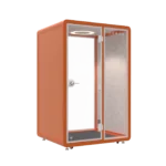 2 Person Workstation Portable Soundproof Booth in School Guidance Booth Listening Booth France 110V-240V Universal - Ảnh 7