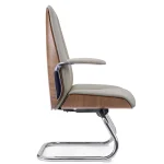 Dark Gray office chair Leather Chair Executive chair  Bow-shaped  Chair FGG2501C – Bild 2