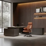 Genuine Leather Director Chair CEO Office Chair Revolving Luxury Big boss Executive Office Chair Furniture FGZ1678A - Image 6