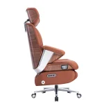 Electric Swivel Hot-selling Light Boss Chair Ergonomic Office Chair Comfortable Reclinable Simple Genuine Leather Office Chair FGZ2520A - Image 6