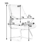 Modern Office Chair  Ergonomic Office Chair FGZ1679C - 画像 (6)