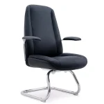 Black office chair Leather Chair Executive chair  Bow-shaped  Chair FGG2501C