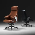 Genuine Leather Director Chair CEO Office Chair Revolving Luxury Big boss Executive Office Chair Furniture FGZ1678A - Image 5