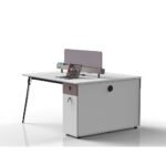 Design Office Modular Furniture Staff Partition Melamine Desk Aluminium Workstation Profile Office Cubicle Partition - Image 2